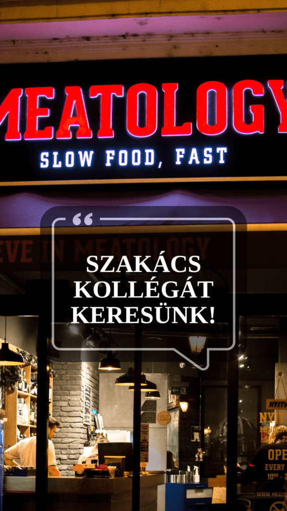 Karrier - Meatology Budapest - Szakács